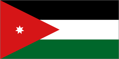 Jordanian national flag 