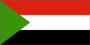 Sudanese national flag 